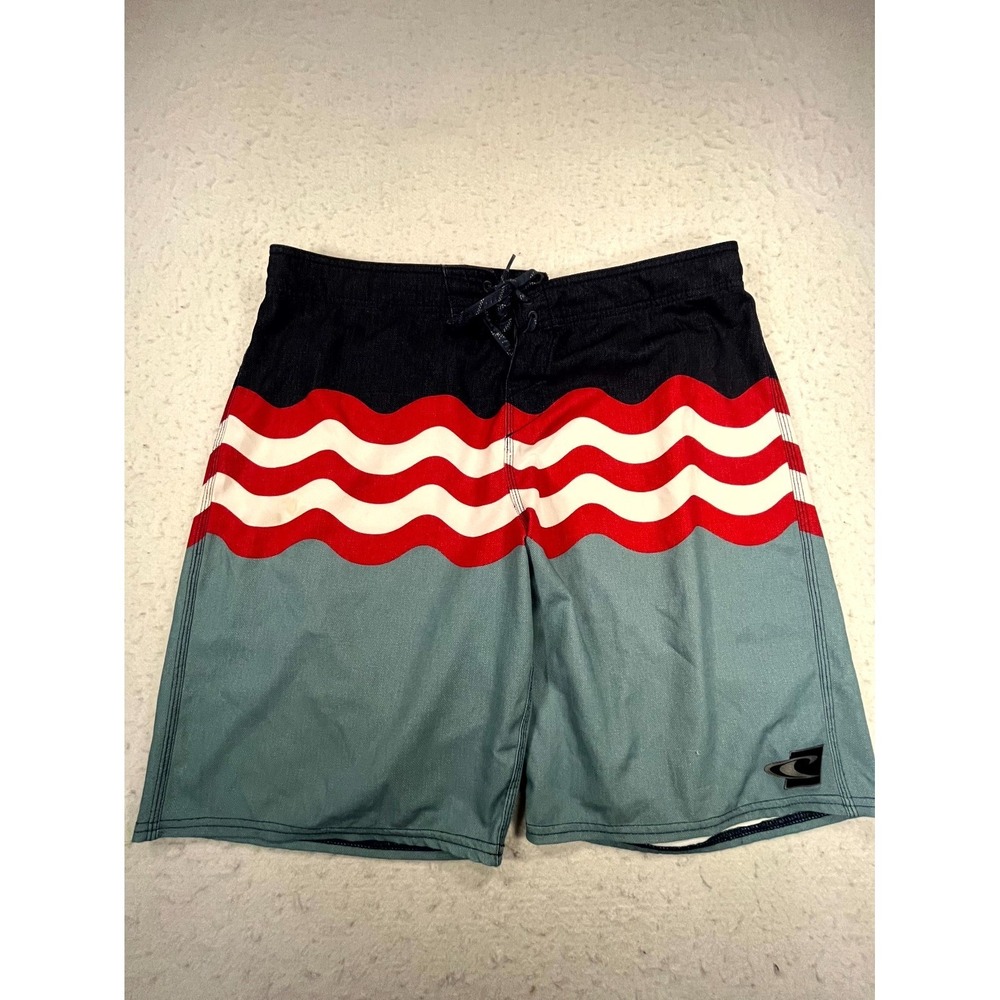 O'Neill Jordyfreak Surf Swim‎ Board Shorts Mens 36 Multicolor Mild Wear Stretch